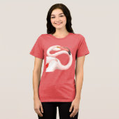 ピンクフラミンゴ トライブレンドTシャツ (正面全面)