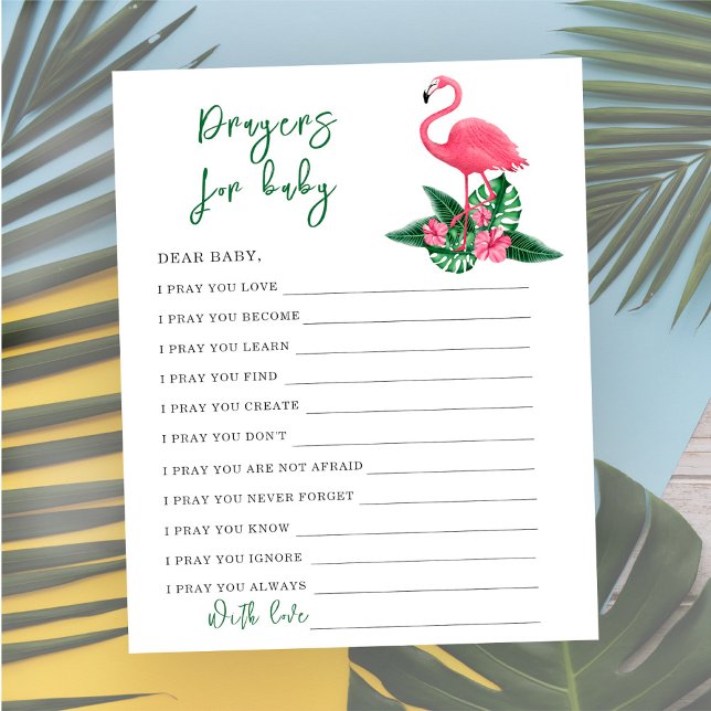 ピンクフラミンゴ – パーティーゲーム |ベビーの祈りの言葉 (クリエイターアップロード済み)