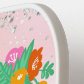 ピンクフラミンゴ ピックルボールラケット (左詳細)