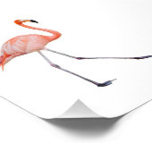 ピンクフラミンゴ フォトプリント            (角)