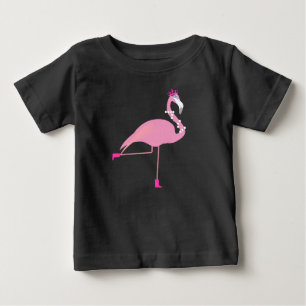 ピンクフラミンゴ – ベビー素晴らしジャージーTシャツ ベビーTシャツ