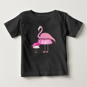 ピンクフラミンゴ – ベビー素晴らしジャージーTシャツ ベビーTシャツ