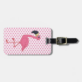 ピンクフラミンゴ ラゲッジタグ