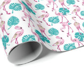 ピンクフラミンゴ ラッピングペーパー (ロールコーナー)