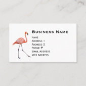 ピンクフラミンゴ 名刺 (正面)