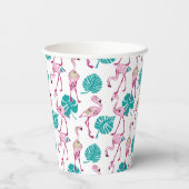 ピンクフラミンゴ 紙コップ (裏面)