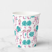 ピンクフラミンゴ 紙コップ (右)