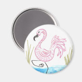 ピンクフラミンゴ#13 マグネット (正面/裏面)