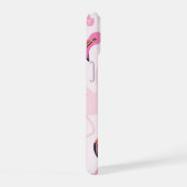 ピンクフラミンゴ iPhone 15ケース (右側面)