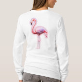 ピンクフラミンゴ Tシャツ (裏面)