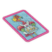 ピンクフラミンゴCOOKIE、水玉模様磁石 マグネット (右側)