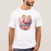 ピンクフラミンゴTシャツ Tシャツ (正面)