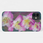 ピンクフラワーアートフローラグラジオラスガーデンフォンケース Case-Mate iPhoneケース (裏面(横))