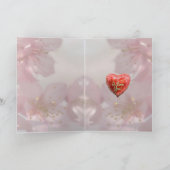 ピンクフラワーカード シーズンカード (内部)