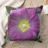 ピンクフラワークローズアップフォト装飾用クッション クッション (ブランケット)