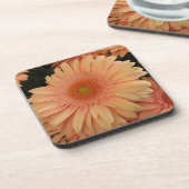 ピンクフラワーコルクコースター コースター (左側)