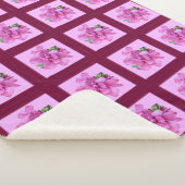 ピンクフラワーシェルパブランケット シェルパブランケット (3/4)