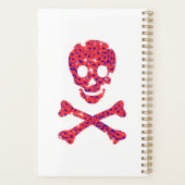 ピンクフラワースカル プランナー手帳 (裏面)