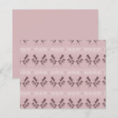 ピンクフラワースクレープブック紙 (正面/裏面)