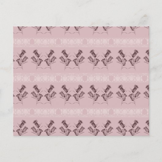 ピンクフラワースクレープブック紙 (正面)