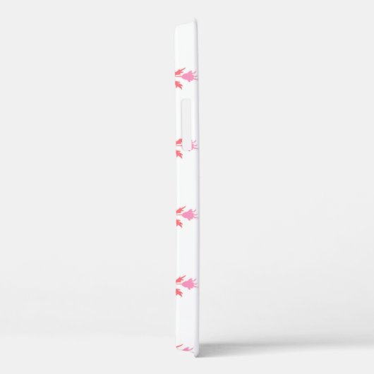 ピンクフラワーストライプケース – マテiPhoneケース Case-Mate iPhoneケース (裏面 / 右)