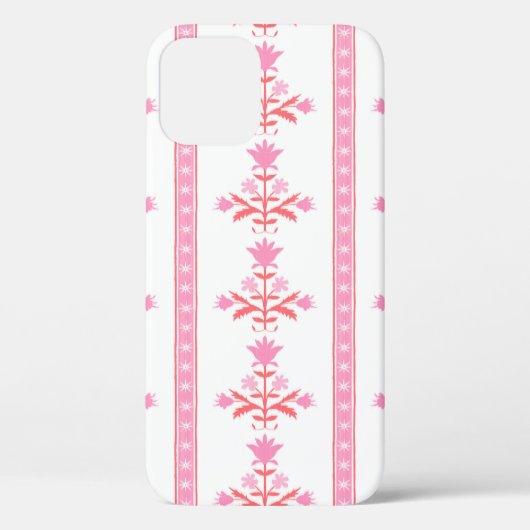 ピンクフラワーストライプケース – マテiPhoneケース Case-Mate iPhoneケース (裏面)