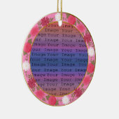 ピンクフラワーズカスタムオーナメント セラミックオーナメント (右)