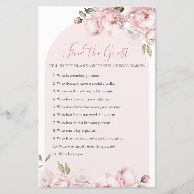 ピンクフラワーズガールベビーイン開花ザ・ゲスト (正面)