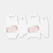 ピンクフラワーズガールベビーイン開花フライトボックス フェイバーボックス (折り畳みなし)