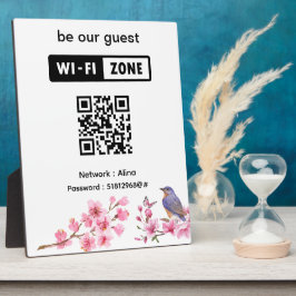 ピンクフラワーズゲ結婚ストWifi フォトプラーク