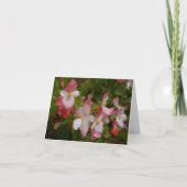 ピンクフラワーズマザーズデー カード (正面)