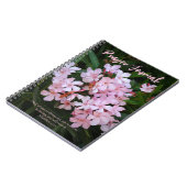 ピンクフラワーズ祈りの言葉雑誌帳 ノートブック (左側)