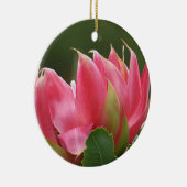 ピンクフラワーセラミックオーナメント セラミックオーナメント (右)