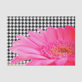 ピンクフラワーティッシュペーパー 薄葉紙