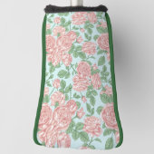 ピンクフラワーバラガーデンブーケパターン ゴルフヘッドカバー (回転90)