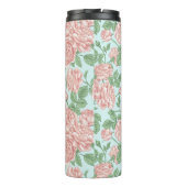 ピンクフラワーバラガーデンブーケパターン タンブラー (裏面)
