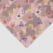 ピンクフラワーバラ金ゴールド迷彩柄迷彩 薄葉紙 (詳細)