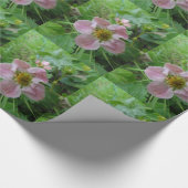 ピンクフラワーフォトラッピング紙 ラッピングペーパー (角)