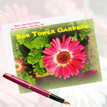 ピンクフラワーボックタワーガーデンズレイクウェールズ州フロリダ