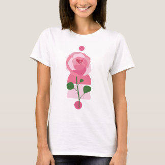 ピンクフラワーボヘミアンシャツ Tシャツ