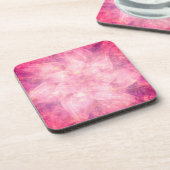 ピンクフラワーマンダラ コースター (左側)