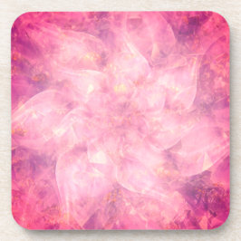ピンクフラワーマンダラ コースター