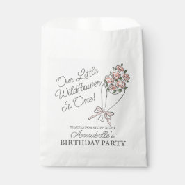 ピンクフラワーマーケットフレッシュフローラ誕生日 フェイバーバッグ