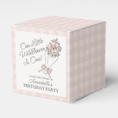 ピンクフラワーマーケットフレッシュフローラ誕生日 フェイバーボックス (正面サイド)