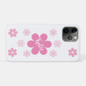 ピンクフラワー グラム Case-Mate iPhoneケース (裏面(横))