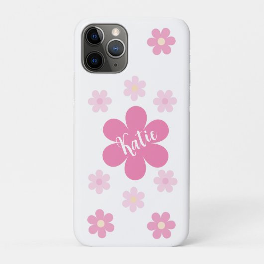 ピンクフラワー グラム Case-Mate iPhoneケース (裏)
