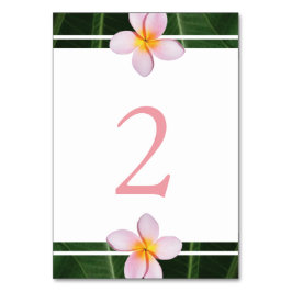 ピンクフランギパニプルメリア結婚ズ テーブルナンバー