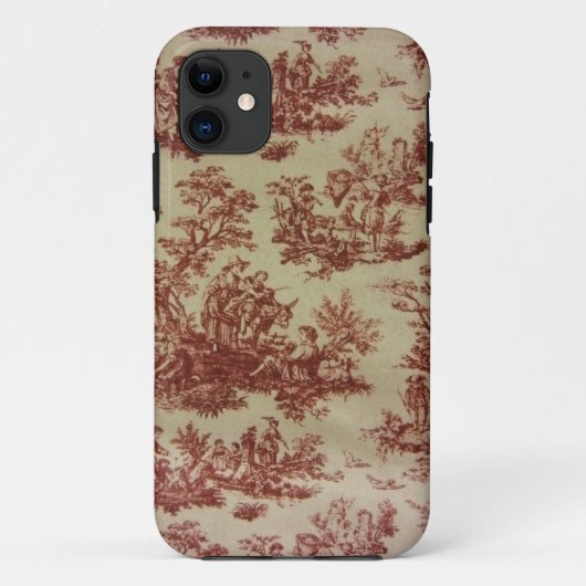 ピンクフランスののトイル Case-Mate iPhoneケース (裏面)