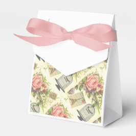 ピンクフランスのテーマヴィンテージパリパーティーの好意ボックス フェイバーボックス