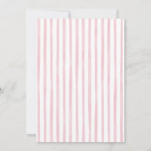 ピンクフランスのプー来ルシ遊ト誕生日 招待状 (裏面)